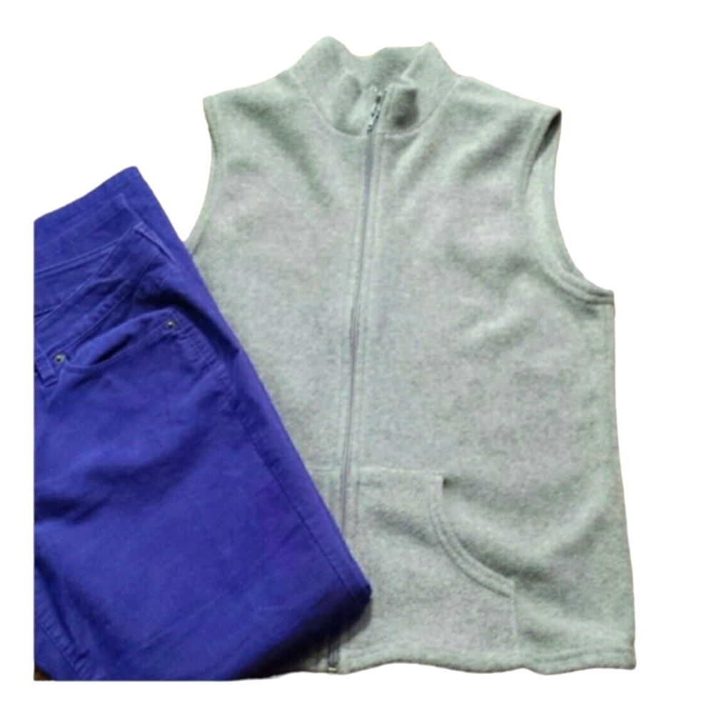Gray Heather Vest by Pink Punch sz Large
